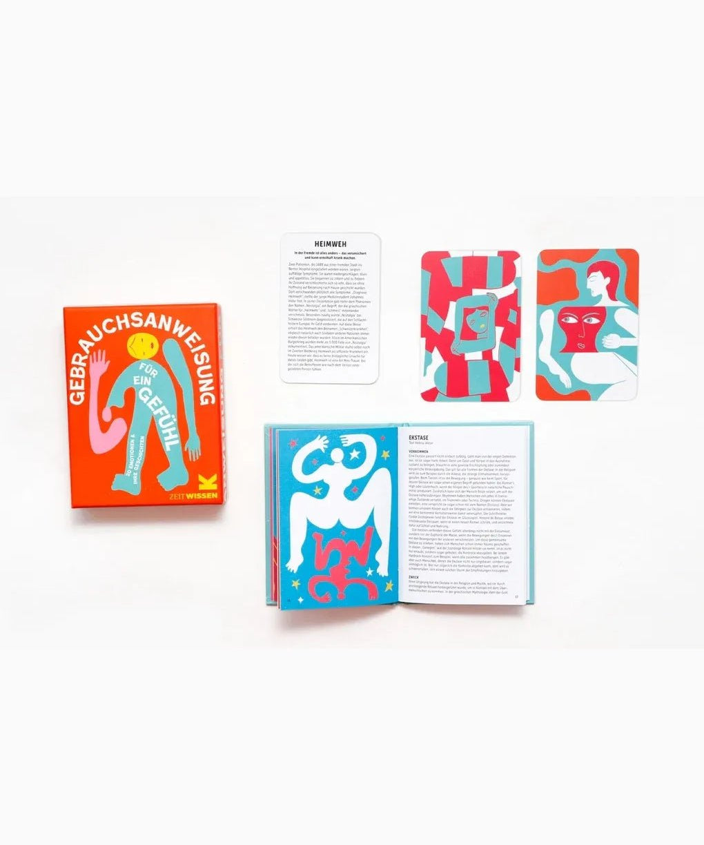 Laurence King Publishing - GEBRAUCHSANWEISUNG FÜR EIN GEFÜHL Kartenbox - Spiel - ROSA ECK