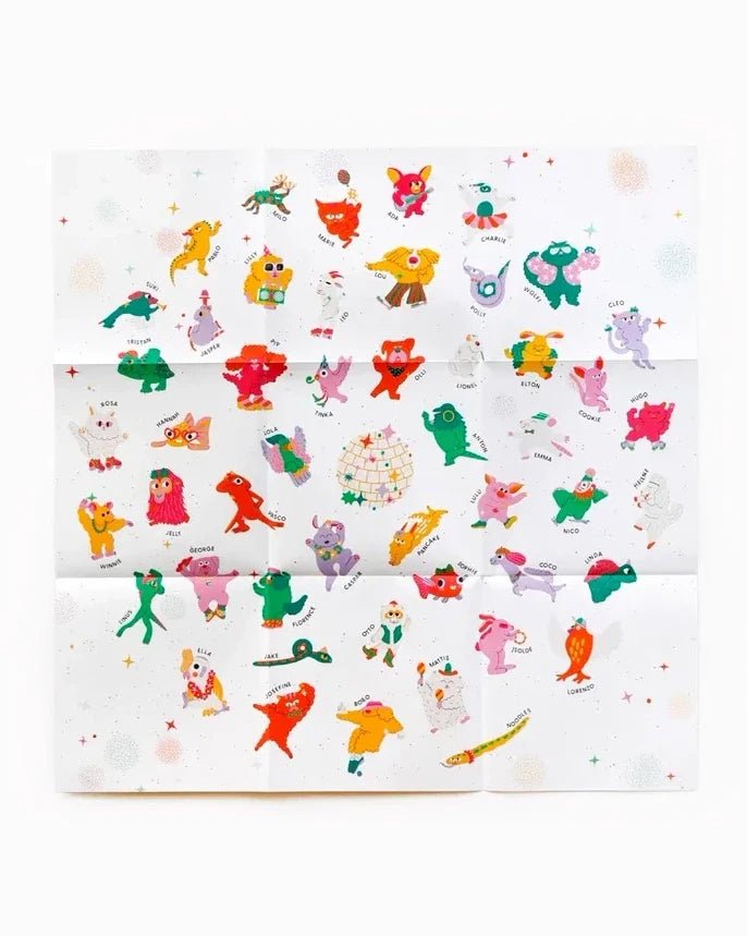 Laurence King Publishing - HAUSTIER - PARTY Knäuelpuzzle - ROSA ECK