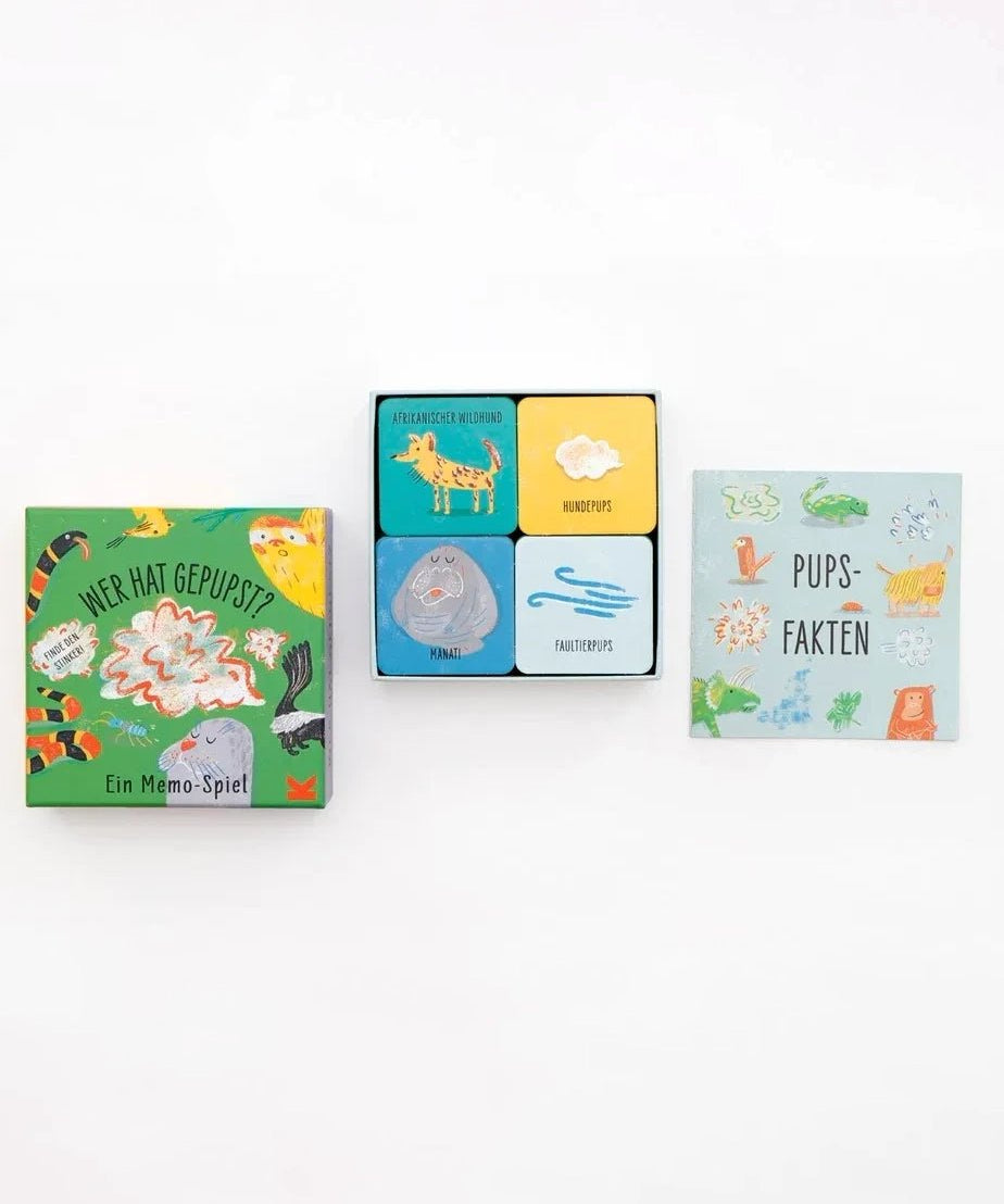 Laurence King Publishing - WER HAT GEPUPST? Memo - Spiel - ROSA ECK