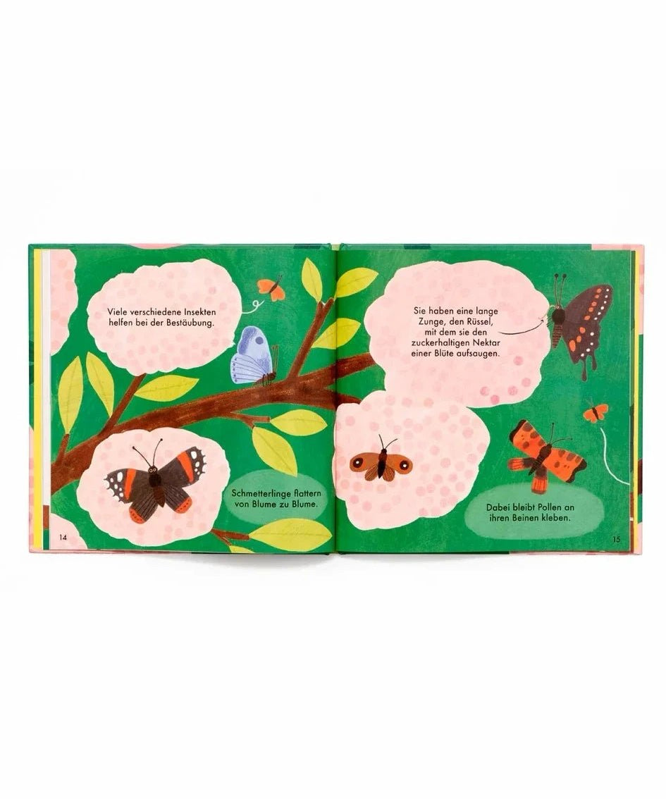 Laurence King Publishing - WUNDERBARER WALD Kinderbuch • Insekten und Blumen - ROSA ECK