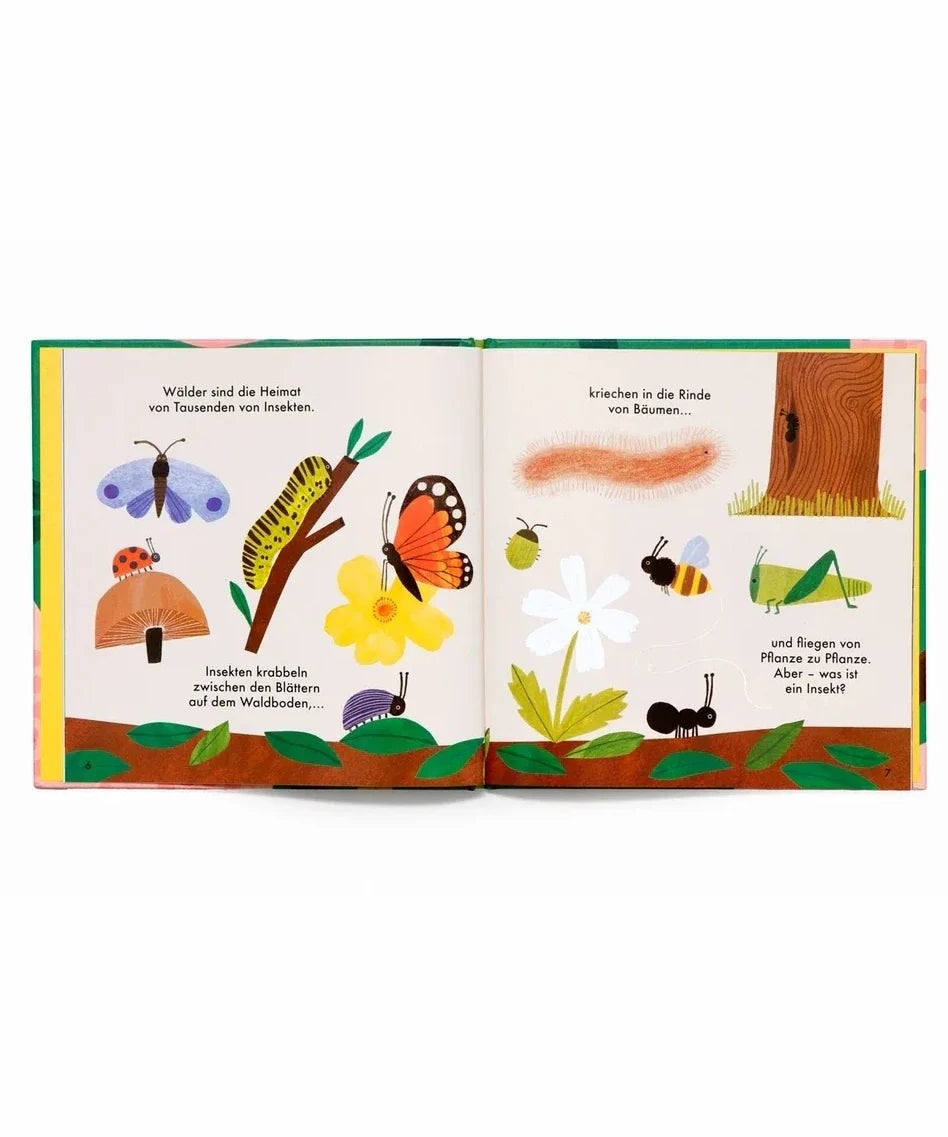 Laurence King Publishing - WUNDERBARER WALD Kinderbuch • Insekten und Blumen - ROSA ECK