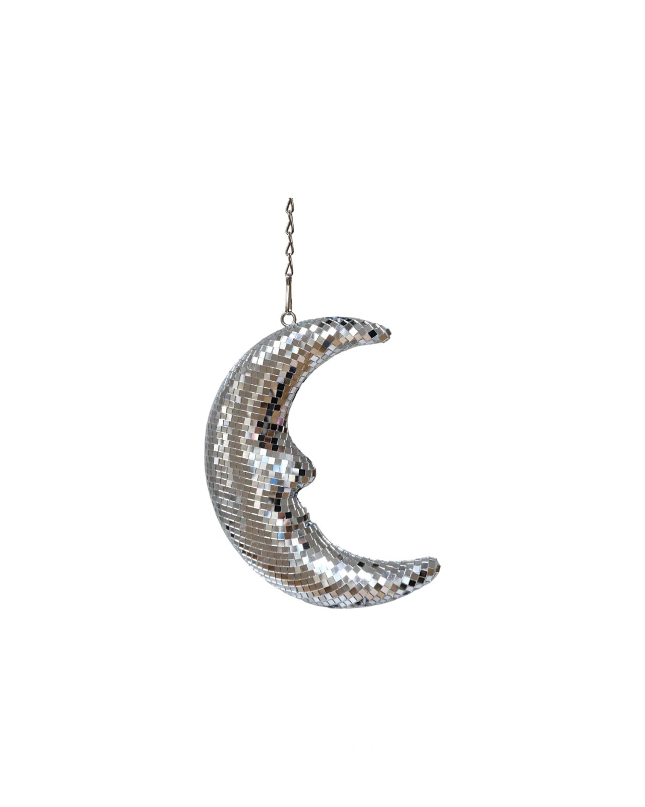 Le petit Souk - Facetten-Mond zum Aufhängen (22 cm) • Silber - ROSA ECK