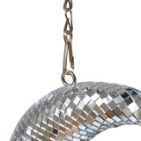 Le petit Souk - Facetten-Mond zum Aufhängen (22 cm) • Silber - ROSA ECK