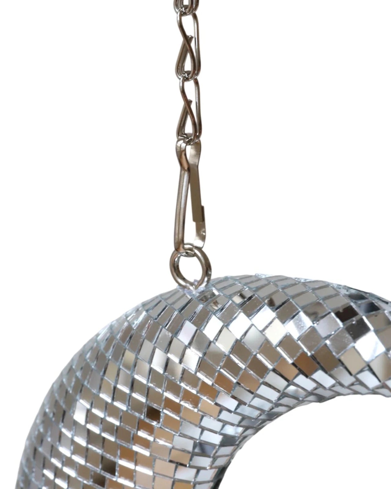 Le petit Souk - Facetten-Mond zum Aufhängen (22 cm) • Silber - ROSA ECK