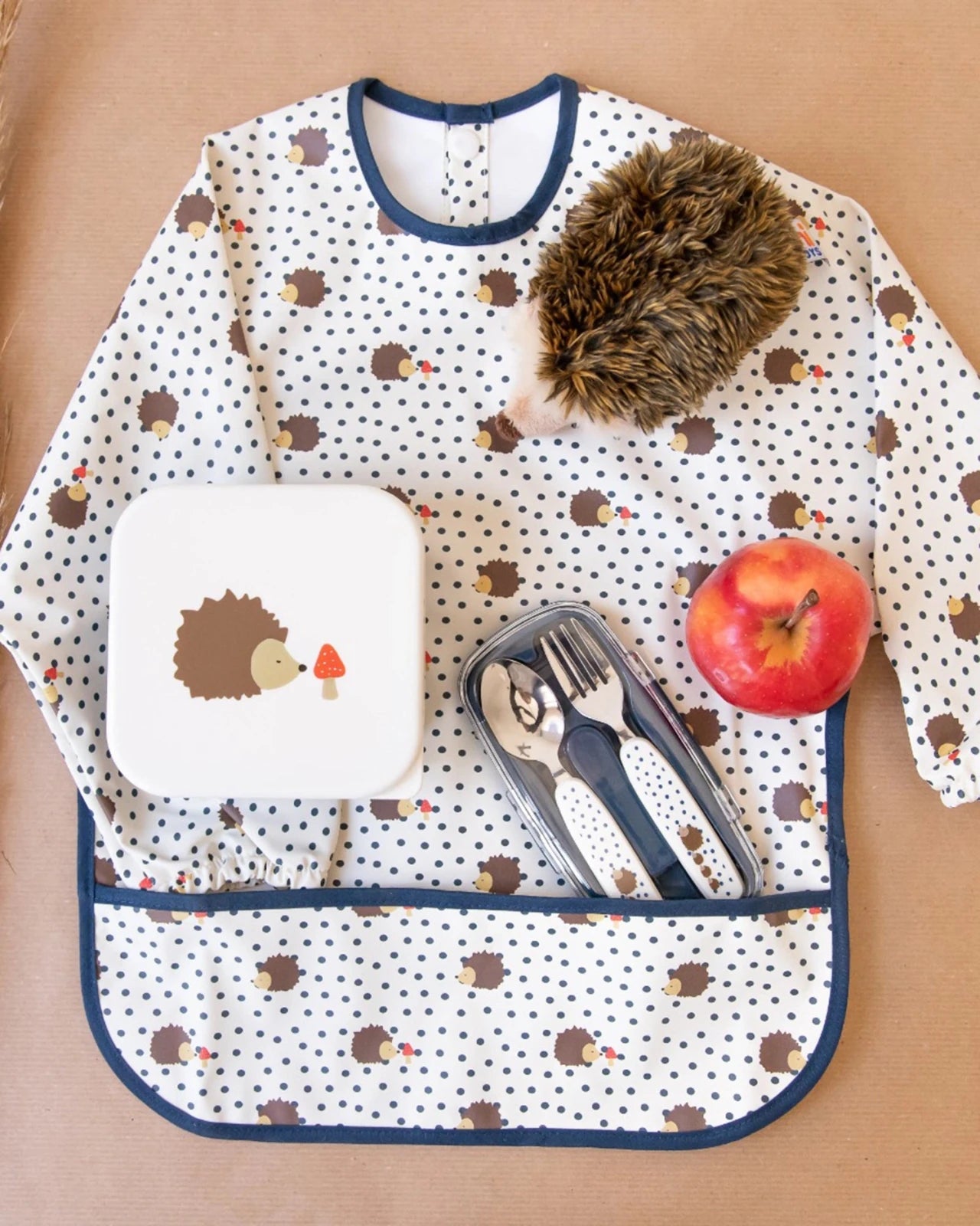 Le petit Souk - Kinderbesteck mit Etui • Igel - ROSA ECK