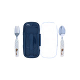 Le petit Souk - Kinderbesteck mit Etui • Igel - ROSA ECK