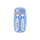 Kinderbesteck mit Etui • Pfau