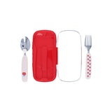 Kinderbesteck mit Etui • Vichy Apfel