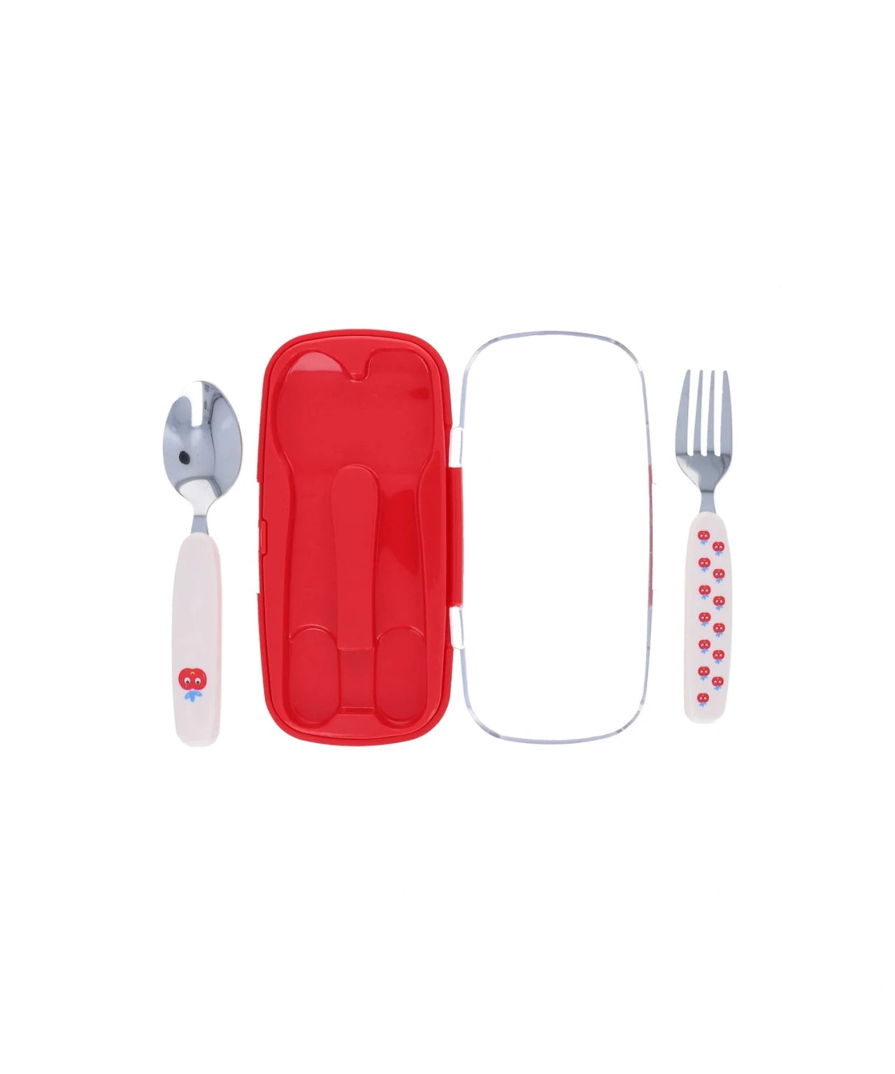 Le petit Souk - Kinderbesteck mit Etui • Vichy Apfel - ROSA ECK