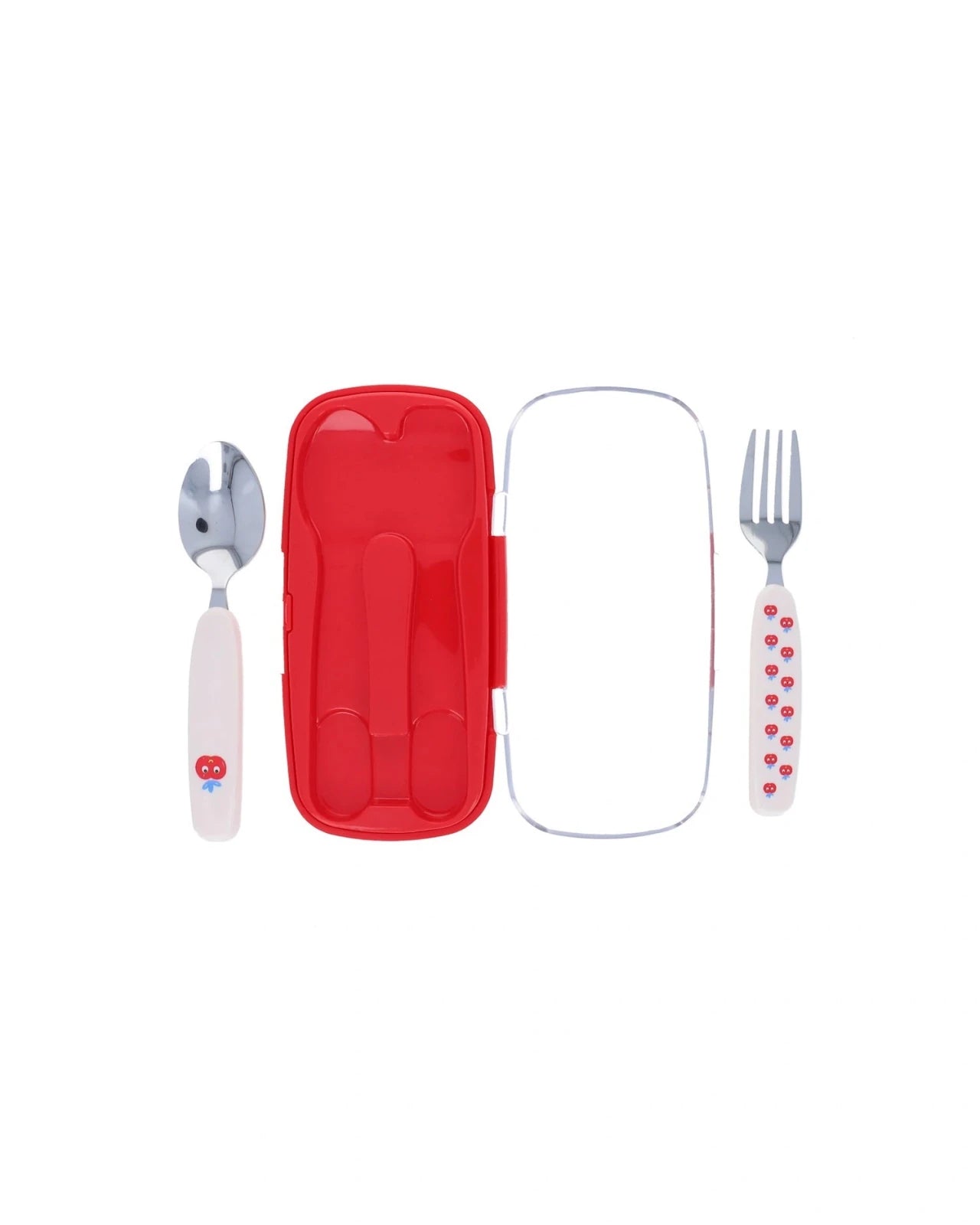 Le petit Souk - Kinderbesteck mit Etui • Vichy Apfel - ROSA ECK