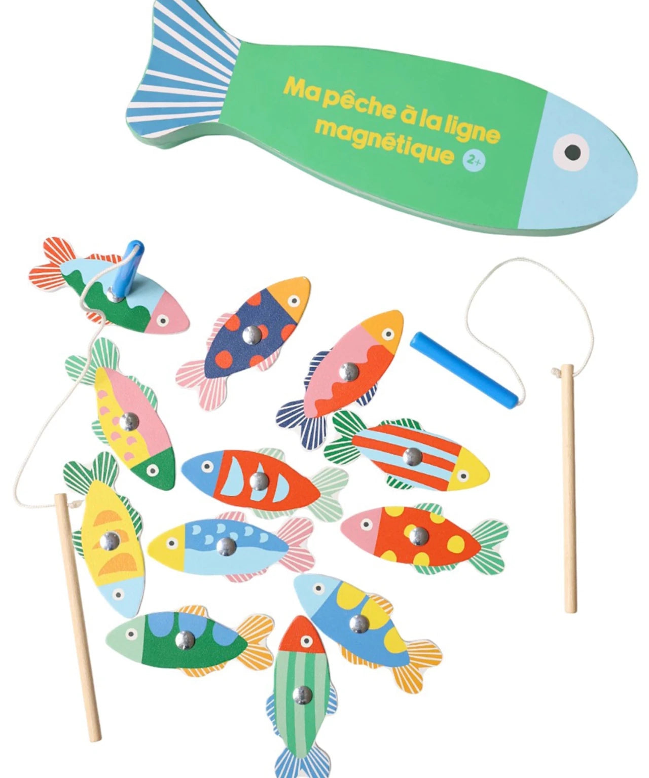 Le petit Souk - Magnetisches Angelspiel aus Holz • Fische - ROSA ECK