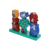 Le petit Souk - Stapelspiel aus Holz • Waldtiere - ROSA ECK