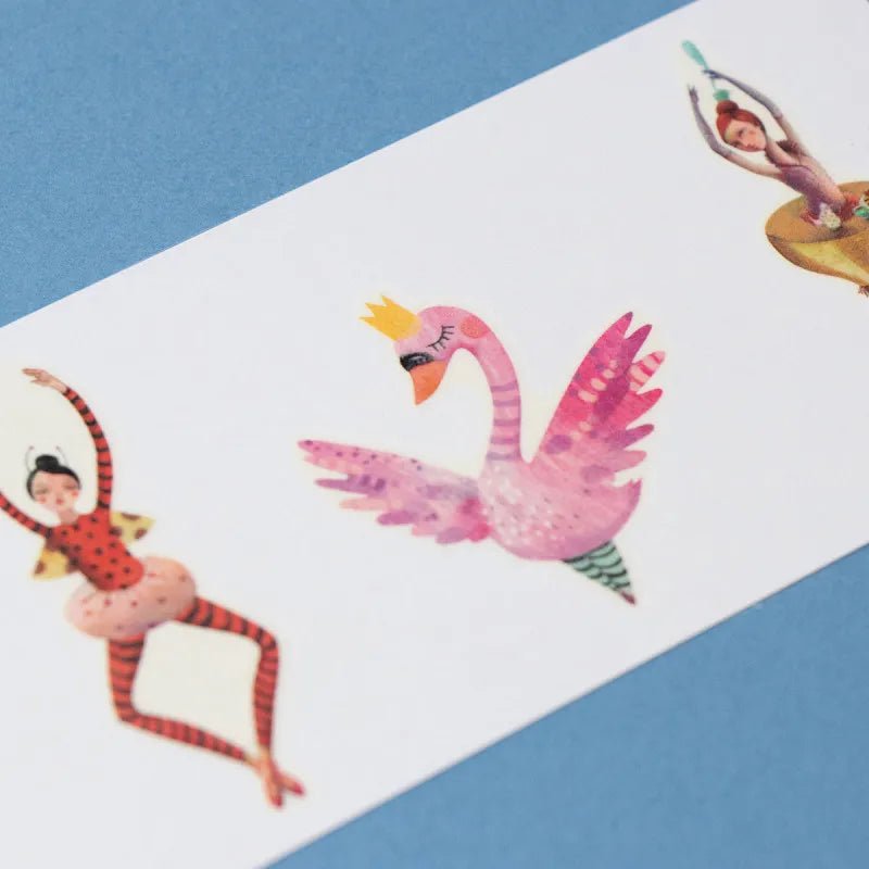 Londji - BALLERINE Temporäre Kinder - Tattoos - Kindertattoos - ROSA ECK
