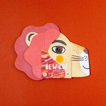 Londji - BE WILD! LION Aktivitätsset • Maske & Sticker - Spielzeug - ROSA ECK