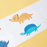 Londji - DINOSAURS Temporäre Kinder - Tattoos - Kindertattoos - ROSA ECK
