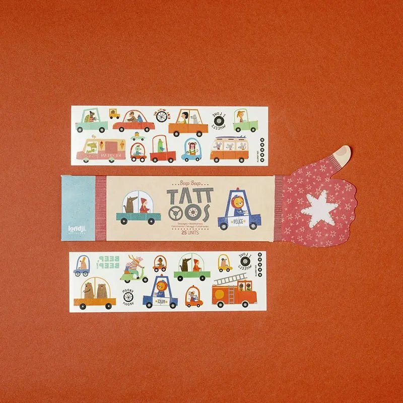 Londji - Kinder - Tattoos • Beep, Beep! - ROSA ECK
