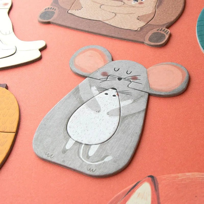 Londji - MAMA Kinder - Puzzle - Puzzle - ROSA ECK