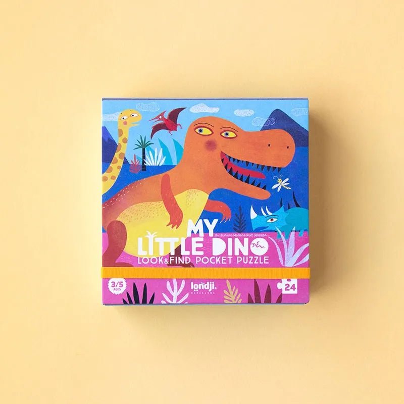 Londji - MY LITTLE DINO Pocket - Kinder - Puzzle - Puzzle - ROSA ECK