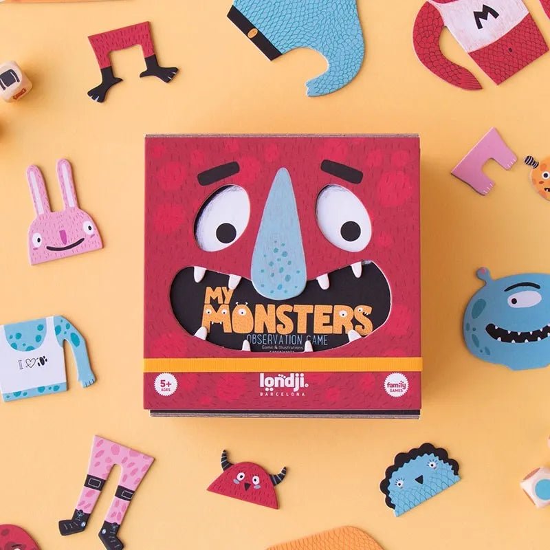 Londji - MY MONSTERS Familienspiel - Spiel - ROSA ECK