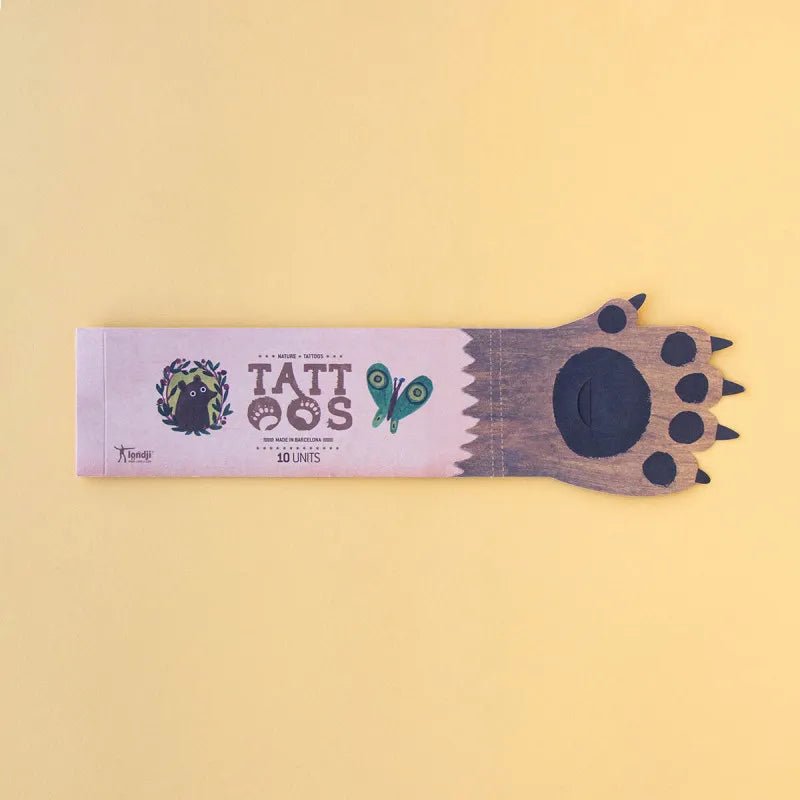 Londji - NATURE Temporäre Kinder - Tattoos - Kindertattoos - ROSA ECK