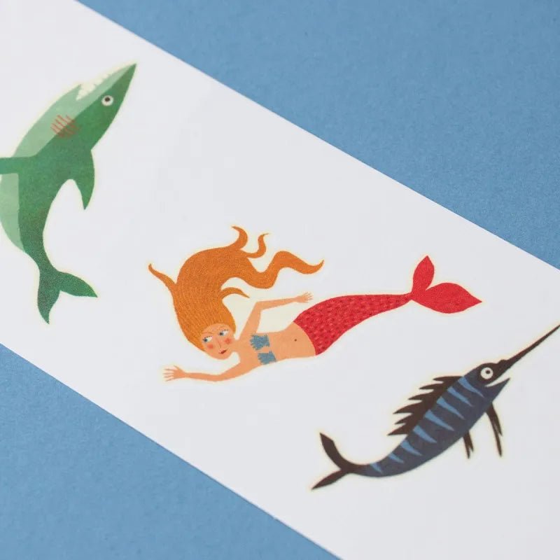Londji - OCEAN Temporäre Kinder - Tattoos - Kindertattoos - ROSA ECK