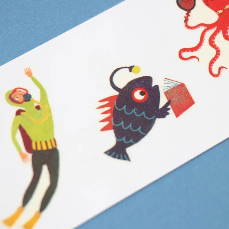 Londji - OCEAN Temporäre Kinder - Tattoos - Kindertattoos - ROSA ECK