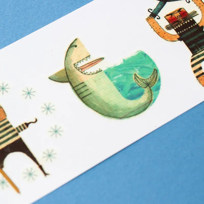 Londji - PIRATES Temporäre Kinder - Tattoos - Kindertattoos - ROSA ECK