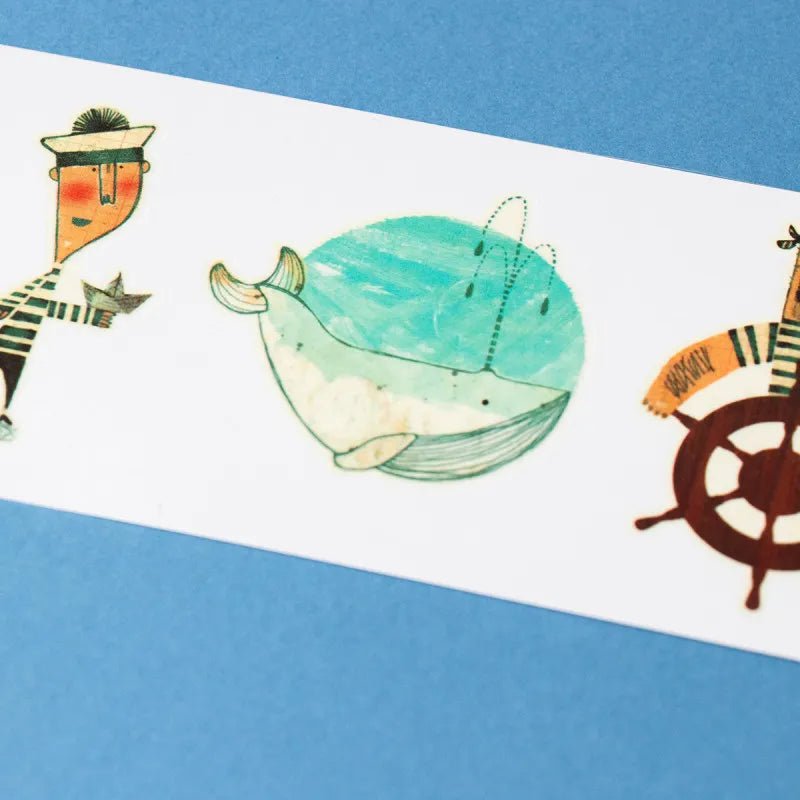 Londji - PIRATES Temporäre Kinder - Tattoos - Kindertattoos - ROSA ECK
