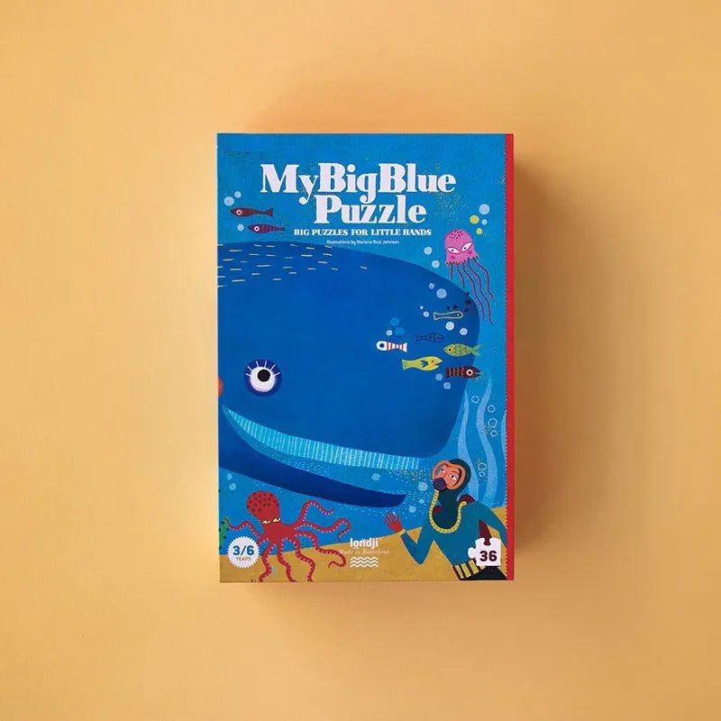 Londji - Puzzle (ab 3 Jahren) • My Big Blue Puzzle - ROSA ECK
