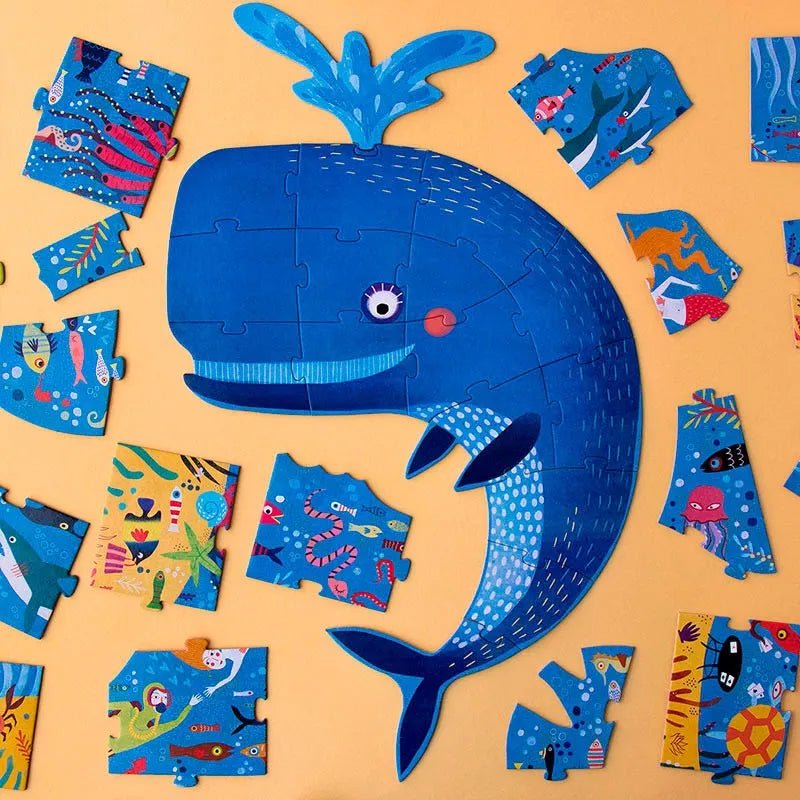 Londji - Puzzle (ab 3 Jahren) • My Big Blue Puzzle - ROSA ECK