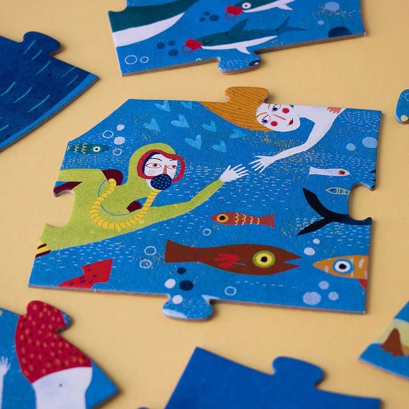 Londji - Puzzle (ab 3 Jahren) • My Big Blue Puzzle - ROSA ECK