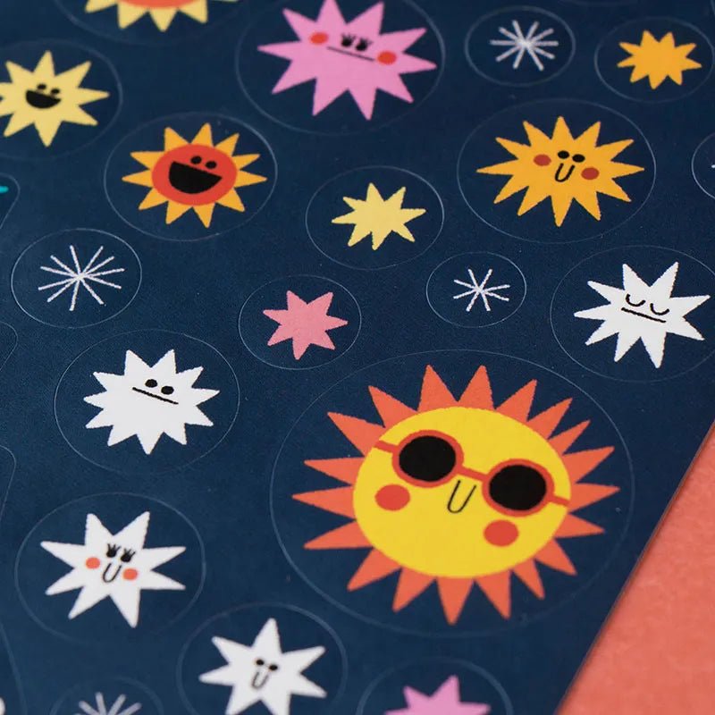 Londji - Sticker - Set (ab 3 Jahren) • Space - ROSA ECK