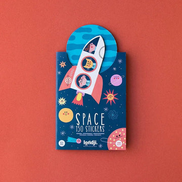 Londji - Sticker - Set (ab 3 Jahren) • Space - ROSA ECK
