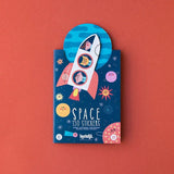 Londji - Sticker - Set (ab 3 Jahren) • Space - ROSA ECK
