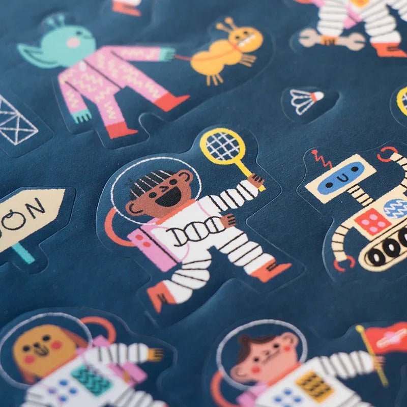 Londji - Sticker - Set (ab 3 Jahren) • Space - ROSA ECK