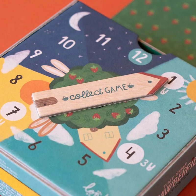 Londji - STRAWBERRIES Mini - Kinderspiel - Spiel - ROSA ECK