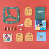 Londji - STRAWBERRIES Mini - Kinderspiel - Spiel - ROSA ECK