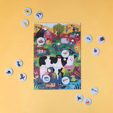 Londji - Taschenpuzzle (ab 3 Jahren) • My Little Farm - ROSA ECK