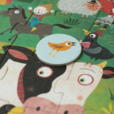 Londji - Taschenpuzzle (ab 3 Jahren) • My Little Farm - ROSA ECK