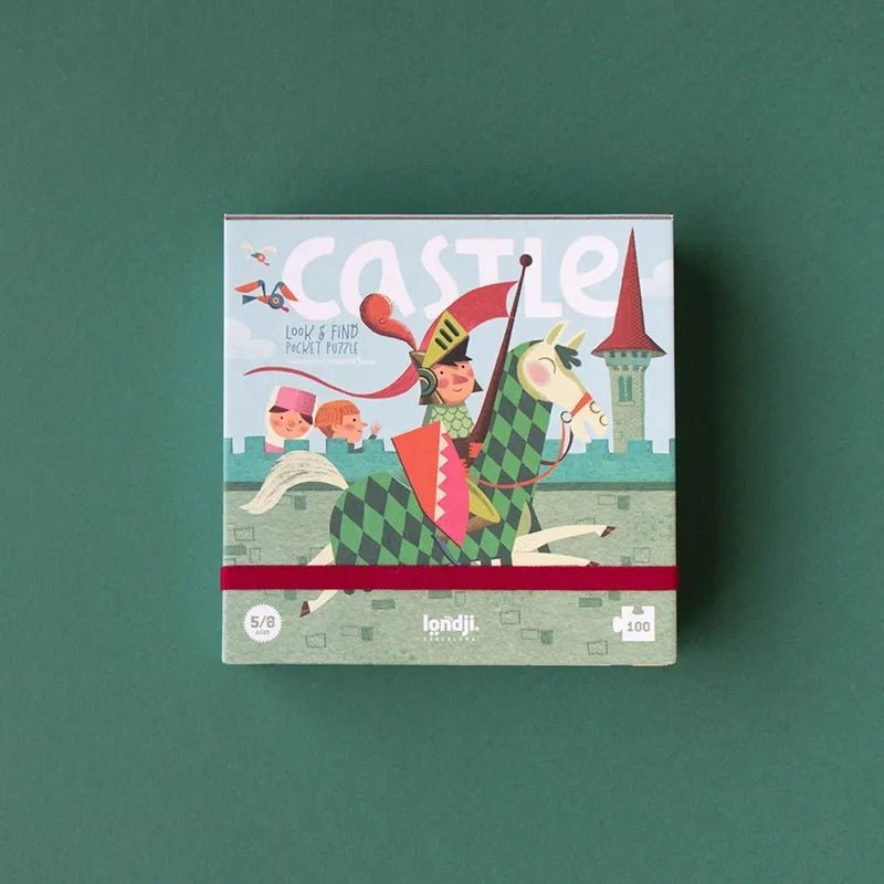 Londji - Taschenpuzzle (ab 5 Jahren) • Castle - ROSA ECK