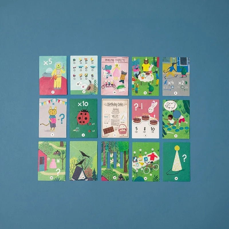 Londji - THE MYSTERIOUS CASE OF THE BIRTHDAY Kinder - Puzzle - Spiel - ROSA ECK