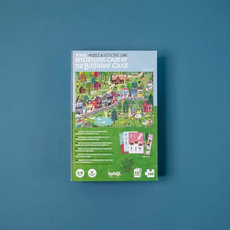 Londji - THE MYSTERIOUS CASE OF THE BIRTHDAY Kinder - Puzzle - Spiel - ROSA ECK