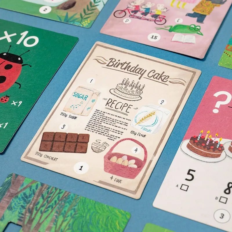 Londji - THE MYSTERIOUS CASE OF THE BIRTHDAY Kinder - Puzzle - Spiel - ROSA ECK