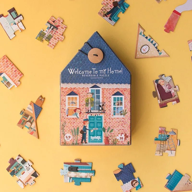 Londji - WELCOME TO MY HOME! Kinder - Puzzle - Puzzle - ROSA ECK