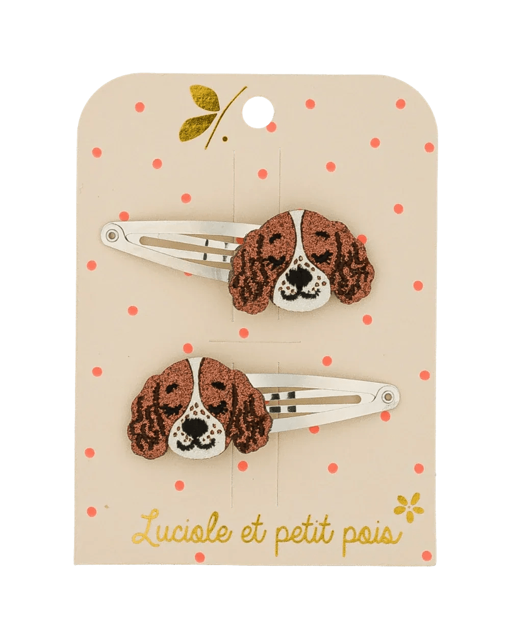 Luciole et Petit Pois - ALBA THE SPRINGER Kinder - Haarspangen (2er - Set) - ROSA ECK