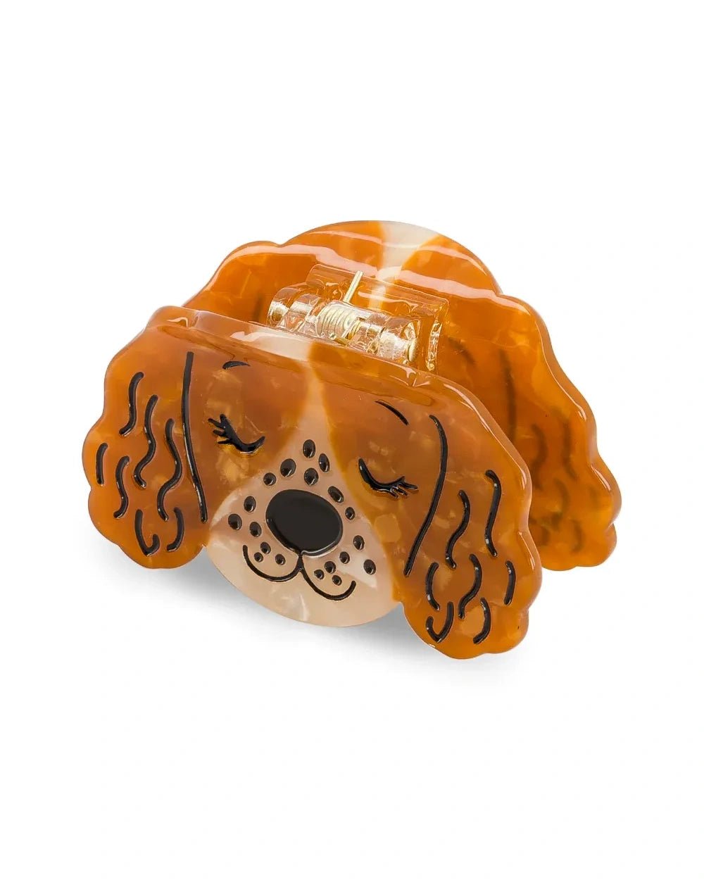 Luciole et Petit Pois - ALBA THE SPRINGER Mini - Haarclip für Kinder - ROSA ECK