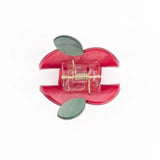 Luciole et Petit Pois - APFEL Mini - Haarclip für Kinder - ROSA ECK
