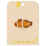 Luciole et Petit Pois - CLOWNFISCH Mini - Haarspange - ROSA ECK