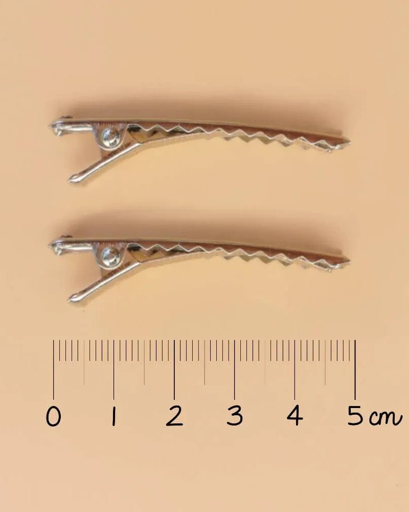 Luciole et Petit Pois - DACHSHUND Mini - Haarspangen (2er - Set) - ROSA ECK