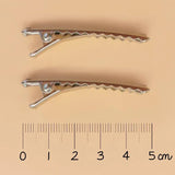 Luciole et Petit Pois - DACHSHUND Mini - Haarspangen (2er - Set) - ROSA ECK